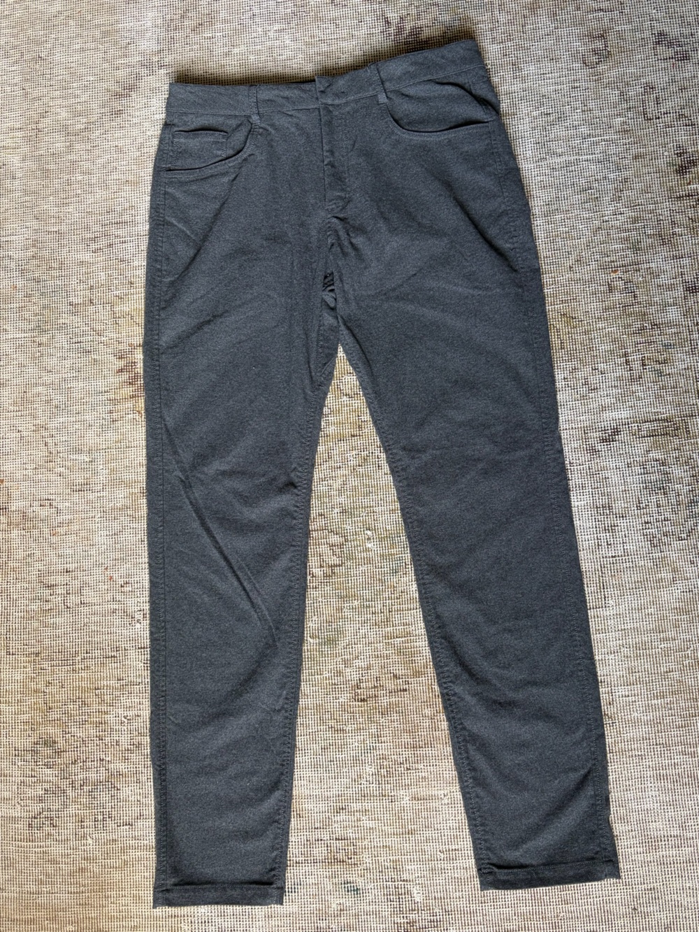 Mack Weldon Men's Charcoal Twill Chino Pants